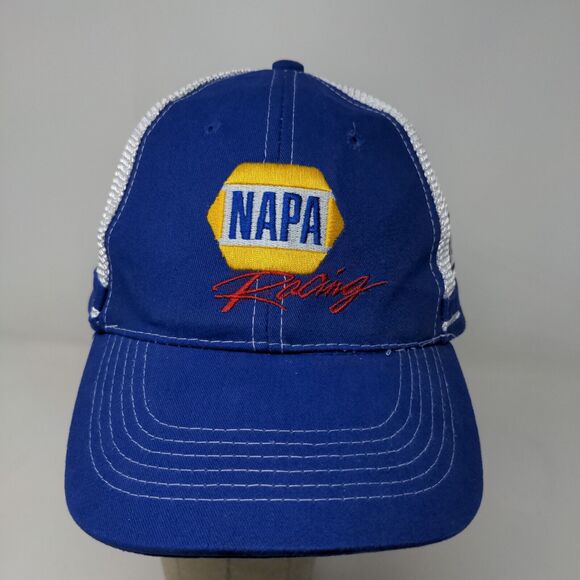Napa Racing Men's Hendrick Motorsports Strapback Mesh Back Blue OSFM - Picture 3 of 14